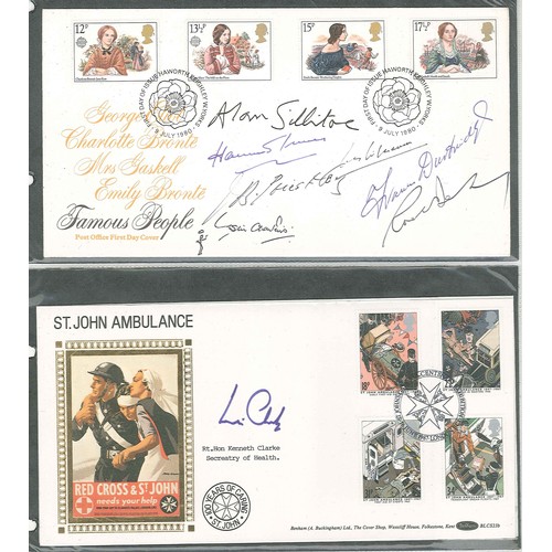 393 - UK; First Day Covers; 1981-2001 selection in album comprising Bradbury signed covers (29), Benham si... 