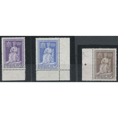 1537 - Ireland; 1950 Holy Year set (3) mint (2½d l.m.m., others u.m.), SG 149-151 cat.£12.... 