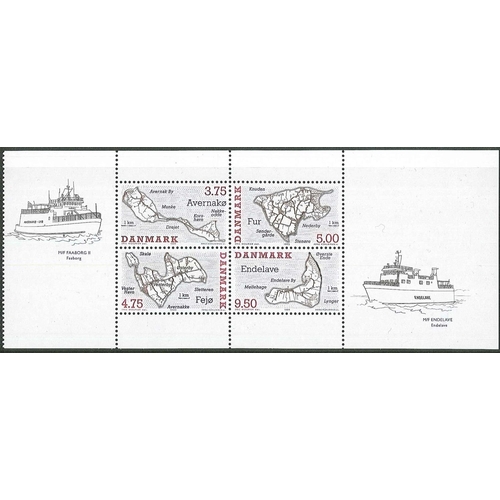 1309 - Denmark; 1995 Small Islands booklet pane u.m., SG 1043a cat.£10.