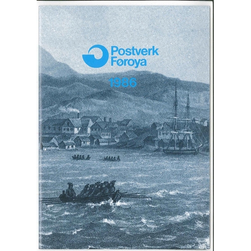 1347 - Faroe Islands; 1986 Year Pack.