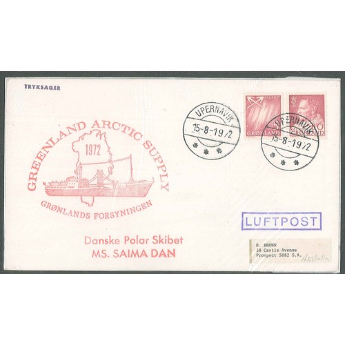 1481 - Greenland; 1972 Greenland Arctic Supply cover, cancelled Upernavik.