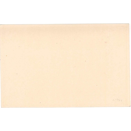 1645 - Netherlands; c.1924 12½c postal stationery card with 10c surcharge, view of Zutphen, unused.... 