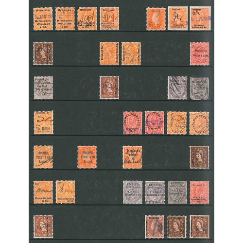 471 - UK Commercial Overprints; letters D to H (c.900 items).