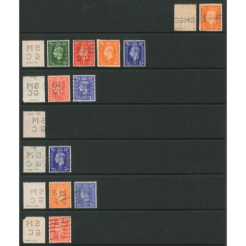 447 - UK Perfins; Letter S, QV to KG6, in two volumes. (c.6,000 items).