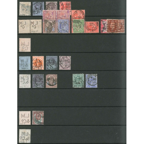 440 - UK Perfins; Letter L, QV to KG6, in two volumes. (c.3,900 items).