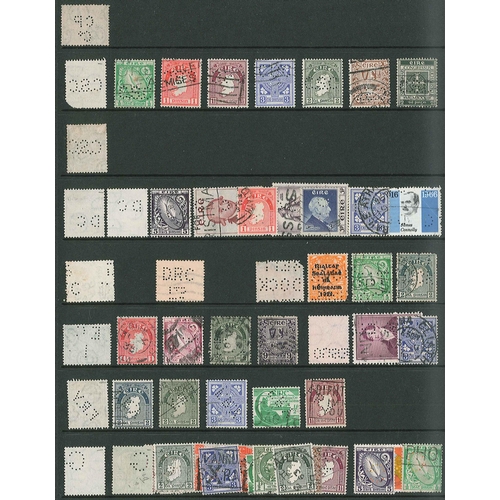 94 - Perfins; Commonwealth; collection in two binders (excludes Australia and Canada, includes Ireland). ... 