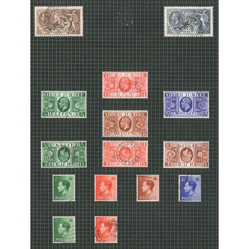 520 - UK Collections; 1911-52 used collection on pages inc. fair number of f./v.f.u. Includes 1925 Wembley... 