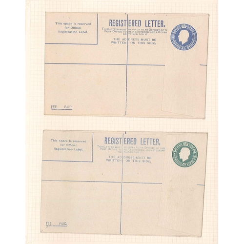 490 - UK Covers; Postal Stationery; 1844-1942 collection on m. & u. items, the best probably a group o... 