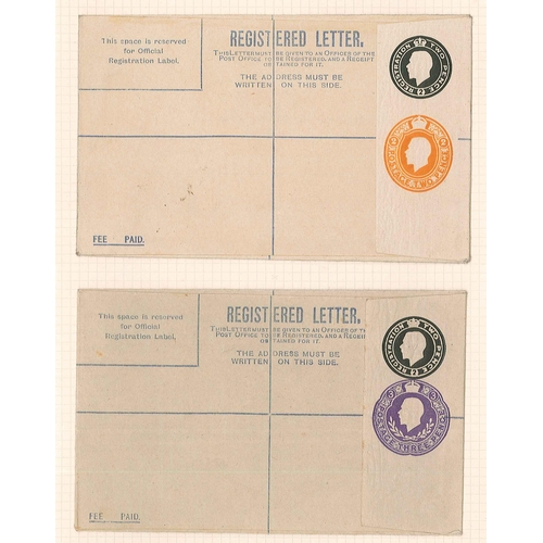 490 - UK Covers; Postal Stationery; 1844-1942 collection on m. & u. items, the best probably a group o... 