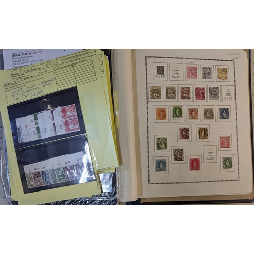 78 - Mixed Lots; Europe; Switzerland collection in old printed album, from earlies to 1985, the majority ... 