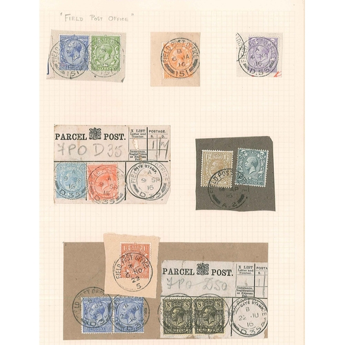 70 - Mixed Lots; Postmarks; a rather interesting collection in album, comprising postmarks of the world, ... 