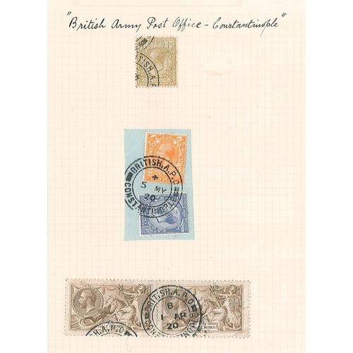 70 - Mixed Lots; Postmarks; a rather interesting collection in album, comprising postmarks of the world, ... 