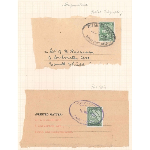 70 - Mixed Lots; Postmarks; a rather interesting collection in album, comprising postmarks of the world, ... 