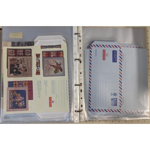 402 - UK Airletters; c.1986-2006 folder of Scottish and UK airletters, all mint and folded to size, some l... 