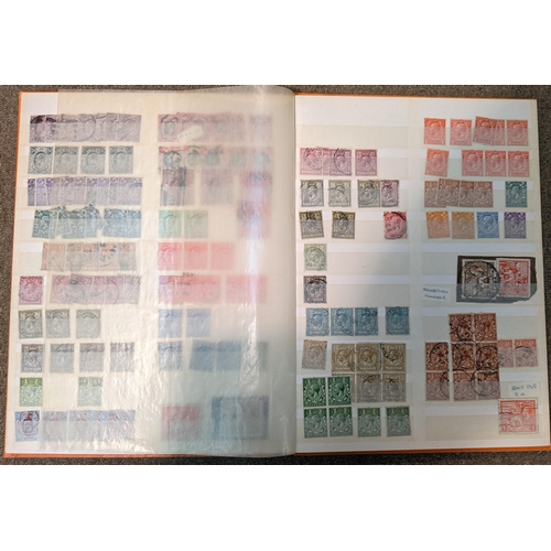 506 - UK Mixed Lot; varied lot with stockbook inc. four KG6 bkt. panes, a good range of m. & u. Downey... 