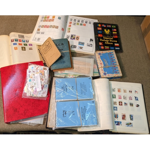 42 - Mixed Lots; box with several albums of world, numerous in packets (inc. one labeled as 