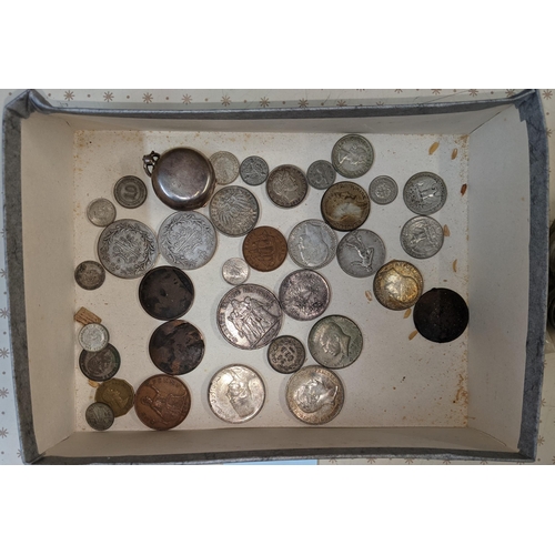 105 - Coins; an interesting and useful mix, much of it late-19th and early 20th-Centuries (some modern als... 