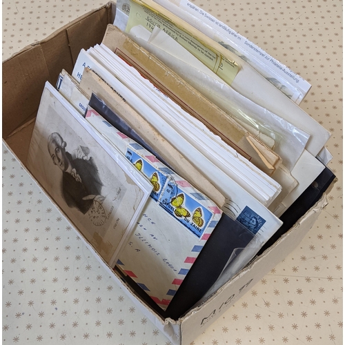 53 - Mixed Lots; shoebox of mixed covers, old club/approval books, etc. (100s)