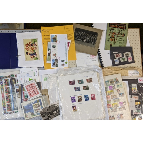 69 - Thematics; Scouting; mixed material, mainly stamps and covers inc. small collections (ex David Jeffe... 