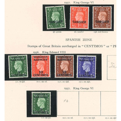 1629 - Morocco Agencies; 1898-1952 m. & u. on pages with numerous better values and a little duplicatio... 