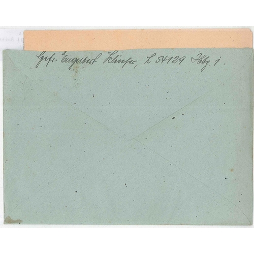 1421 - Germany; 1943 (14 Oct.) Feldpost cover from Seestadt Rostock, with letter.