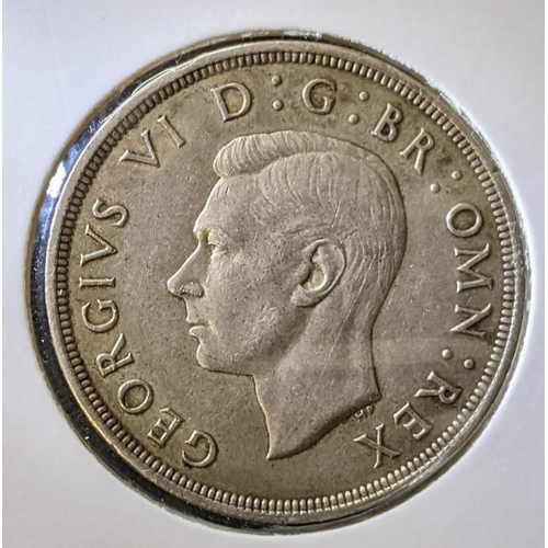 1037 - Coins; UK; 1937 Coronation crown, VF.