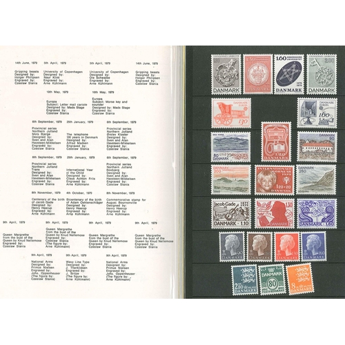 1298 - Denmark; 1979 year pack with 22 u.m. stamps.