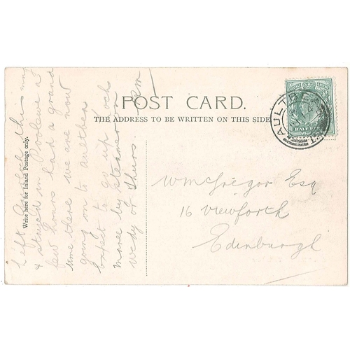 1227 - Postcards; Scotland; card of S.S. 