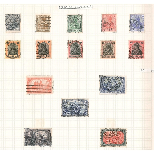 165 - Germany; 1888-1921 small collection inc. 1889-1900 set (7), 1899-1900 to 3m, 1902 to 5m, 1903 and 19... 