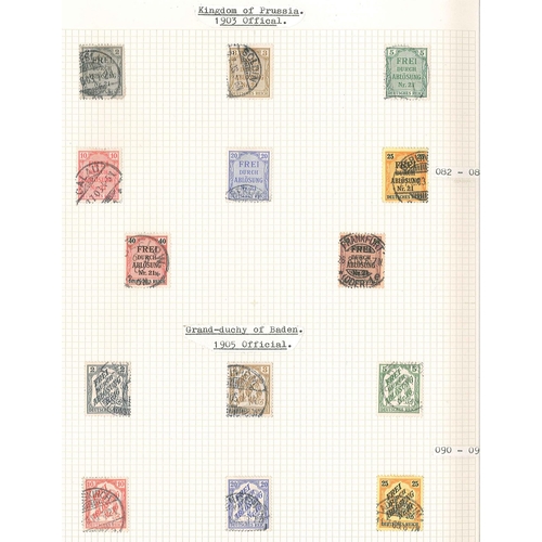 165 - Germany; 1888-1921 small collection inc. 1889-1900 set (7), 1899-1900 to 3m, 1902 to 5m, 1903 and 19... 