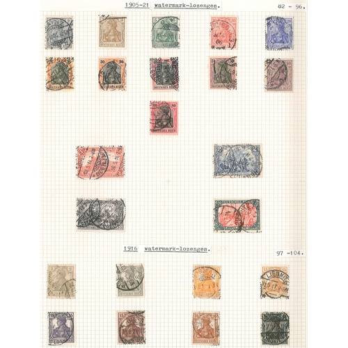 165 - Germany; 1888-1921 small collection inc. 1889-1900 set (7), 1899-1900 to 3m, 1902 to 5m, 1903 and 19... 