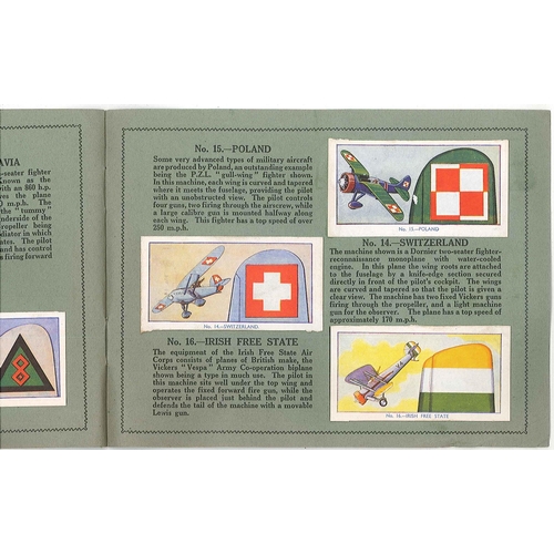 1172 - Trade Cards; Amalgamated Press (Modern Boy Magazine); 1934 Fighting Planes of the World set (16) in ... 