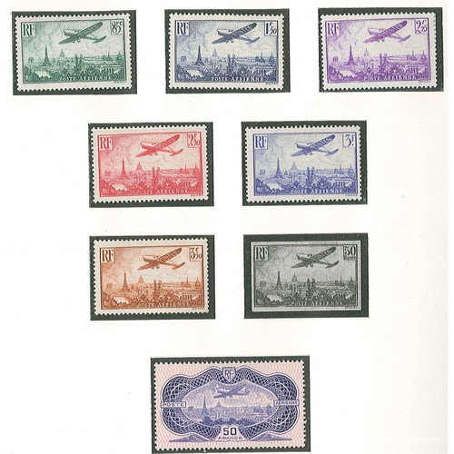 156 - France; 1853-1982 mint collection in five Lindner hingeless albums (first three are old style, last ... 