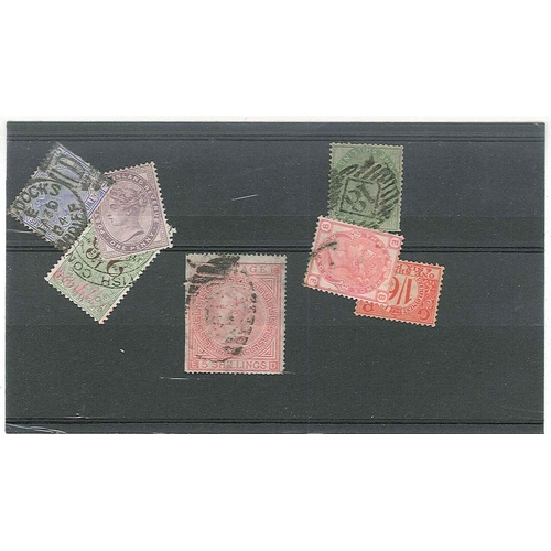 391 - UK Mixed Lots; 1841-1934 small colln. on leaves, mostly used, mixed condition, with better and highe... 