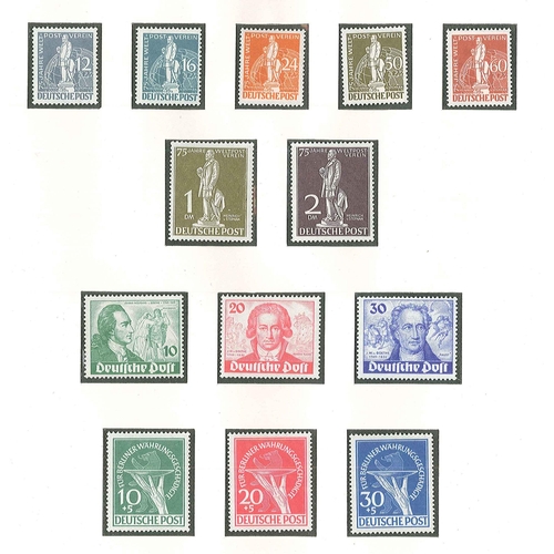 181 - Germany; West Berlin; 1948-85 mint collection virtually complete in two Lindner hingeless albums, ne... 