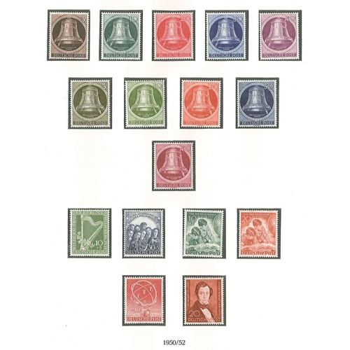 181 - Germany; West Berlin; 1948-85 mint collection virtually complete in two Lindner hingeless albums, ne... 