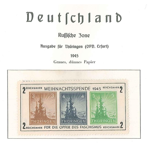 174 - Germany; Allied Occupation; 1945-49 fine and valuable mint collection in Lighthouse hingeless album,... 