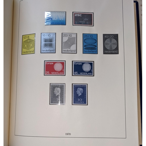21 - Collections; Europe; Lindner old-style hingeless album with collections of Belgium 1965-71, Luxembou... 