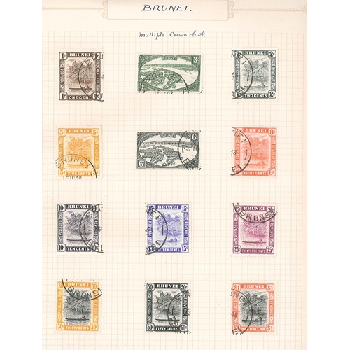 6 - Collections; old Paragon album with Canada (some moderate m.m. KG5), U.K. (some 1d reds, m.m. KG6 an... 