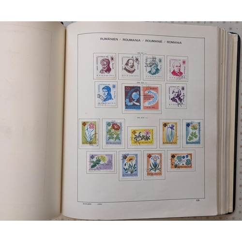 231 - Romania; 1958-76 used (c.t.o.) colln. in printed album. Many complete sets (more gaps later) and inc... 