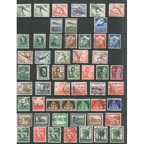 163 - Germany; 1872-1944 collection in stockbook. Starts with a selection of various Eagles (mixed conditi... 