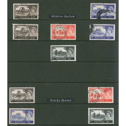 388 - UK Collections; 1952-69 mint and used collection of definitives in stockalbum inc. sets of Wildings,... 