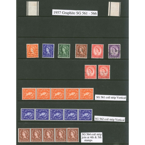 388 - UK Collections; 1952-69 mint and used collection of definitives in stockalbum inc. sets of Wildings,... 