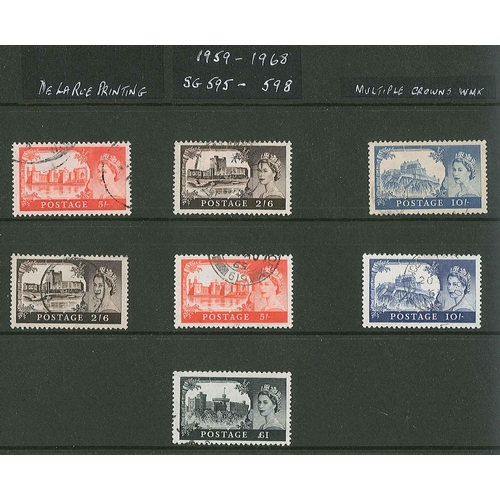 388 - UK Collections; 1952-69 mint and used collection of definitives in stockalbum inc. sets of Wildings,... 