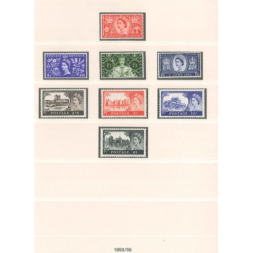 380 - UK Collections; 1912-69 u.m. collection in Lindner hingeless album (empty pages back to 1840). Inclu... 