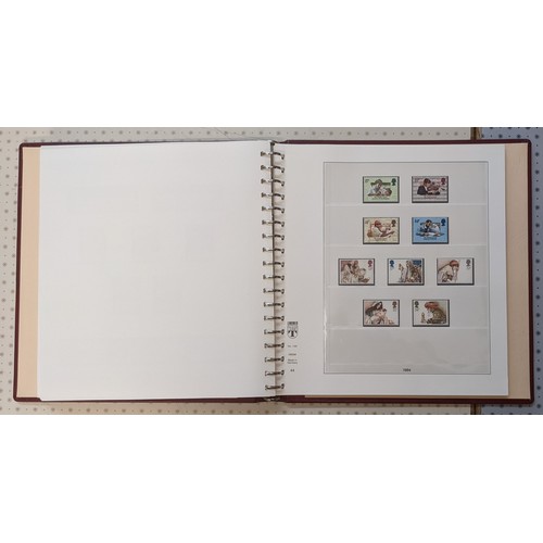 389 - UK Collections; 1970-85 u.m. collection in Lindner hingeless album, complete as per printed spaces (... 