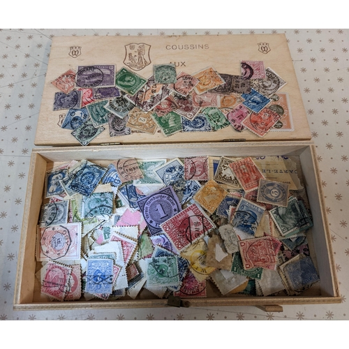 1006 - Mixed Lots; small world mix, mainly older, in cigar box, mixed condition. (100s)