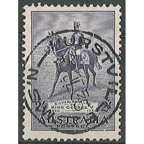 1256 - Australia; 1935 Silver Jubilee 2/- fine used with central cancel. SG 158 cat.£50.... 