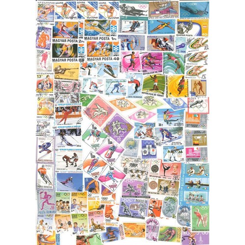 1021 - Thematics; Summer and Winter Olympics; packet of 100 different, mainly c.t.o. [Stock photo]... 