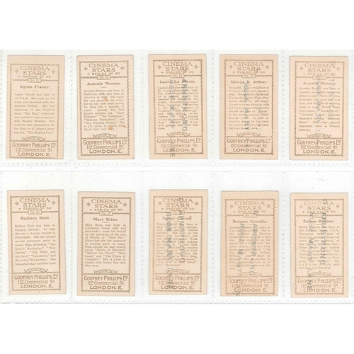 1058 - Cigarette Cards; G.Phillips 1925; 